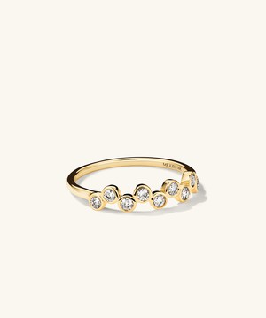 Bezel Lab Grown Diamond Zig-Zag Ring from Mejuri