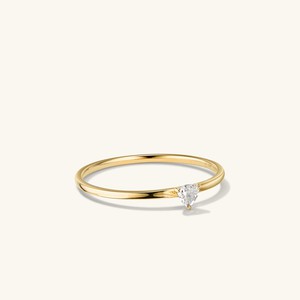 Gemstone Trillion Stacker Ring from Mejuri
