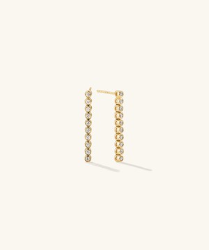 Bezel Lab Grown Diamond Tennis Earrings from Mejuri