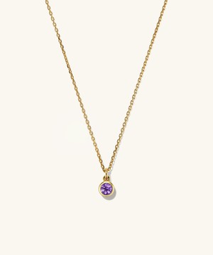 Sia Birthstone Pendant Necklace from Mejuri