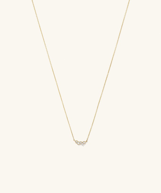 Celeste Lab Grown Diamond Cluster Necklace from Mejuri
