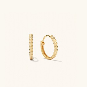 Beaded Small Hoops from Mejuri
