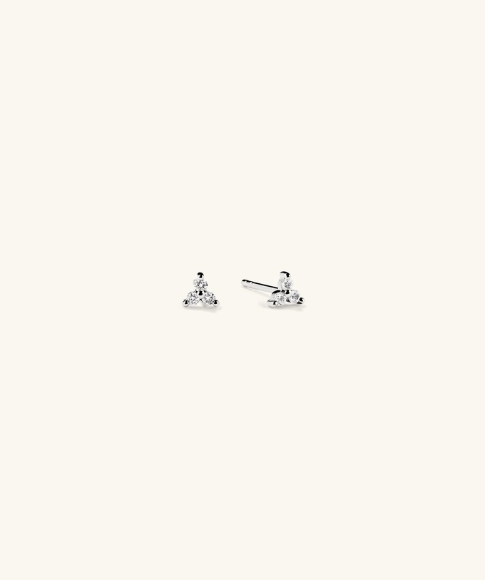 Mini Lotus Diamond Studs from Mejuri