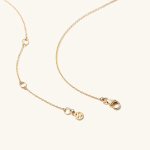 Baguette Emerald Bar Necklace from Mejuri