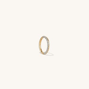 Cartilage PavÃ© Diamond Mini Hoop from Mejuri