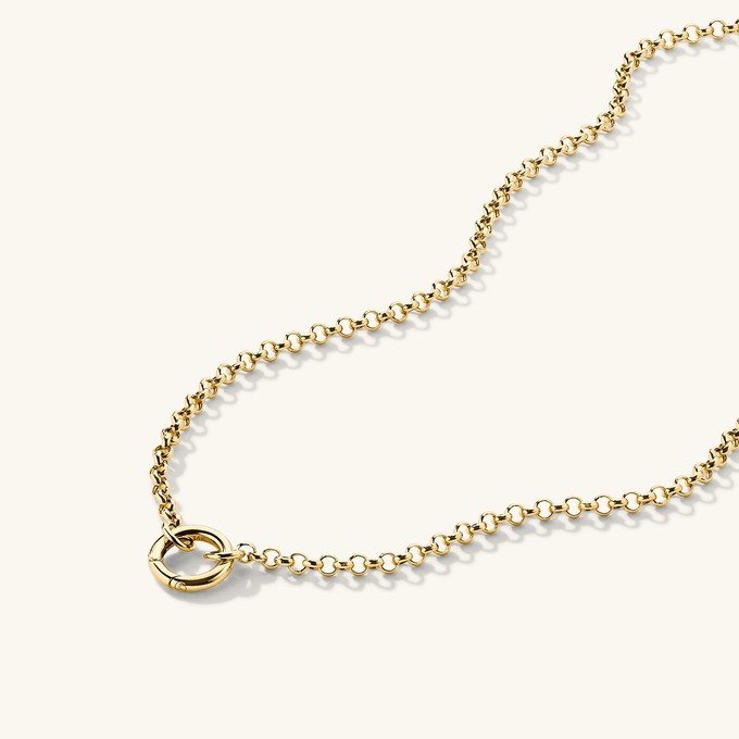 Rolo Chain Charm Necklace from Mejuri