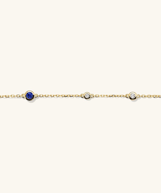 Multi Gemstone Station Bracelet from Mejuri