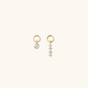 Single Mini Gemstone Hoop Charm from Mejuri