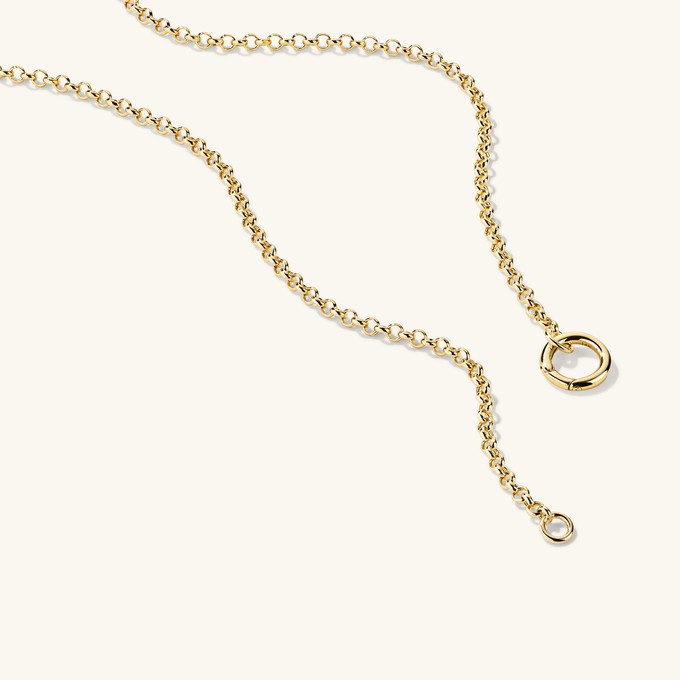 Rolo Chain Charm Necklace from Mejuri