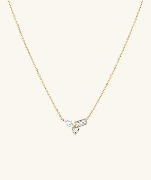 Lab Grown Sapphire Cluster Necklace from Mejuri