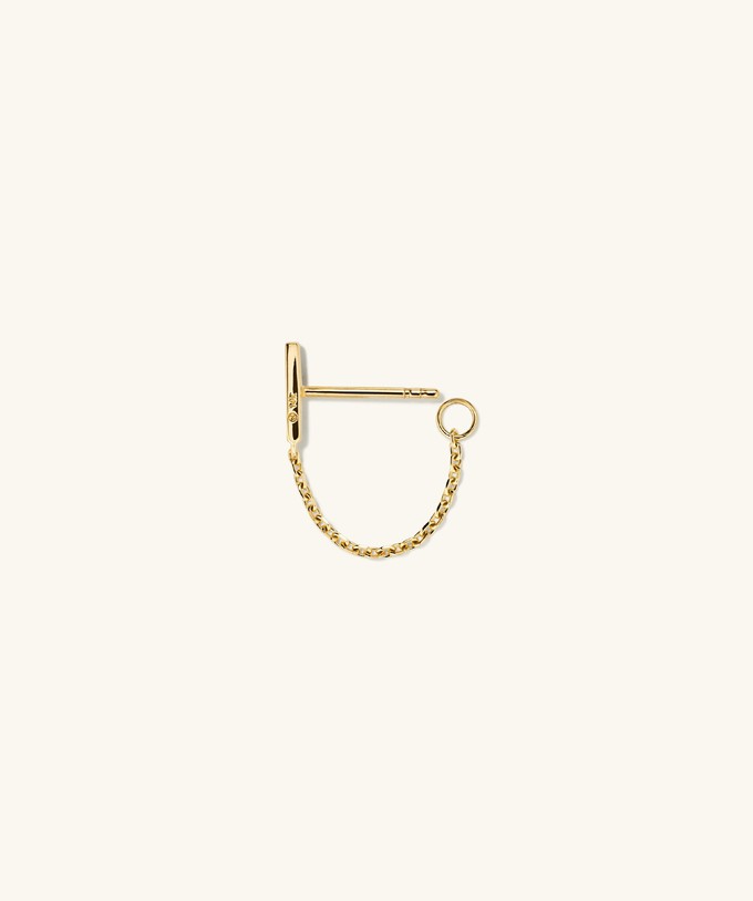 Single Bar Chain Stud from Mejuri
