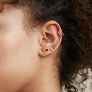 Cartilage PavÃ© Diamond Mini Hoop from Mejuri