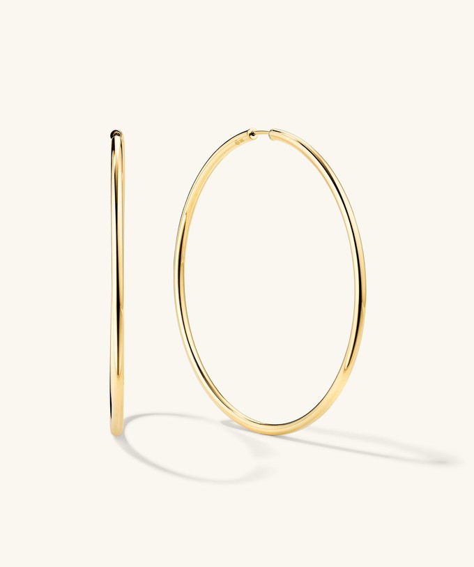 Oversized Thin Hoops from Mejuri