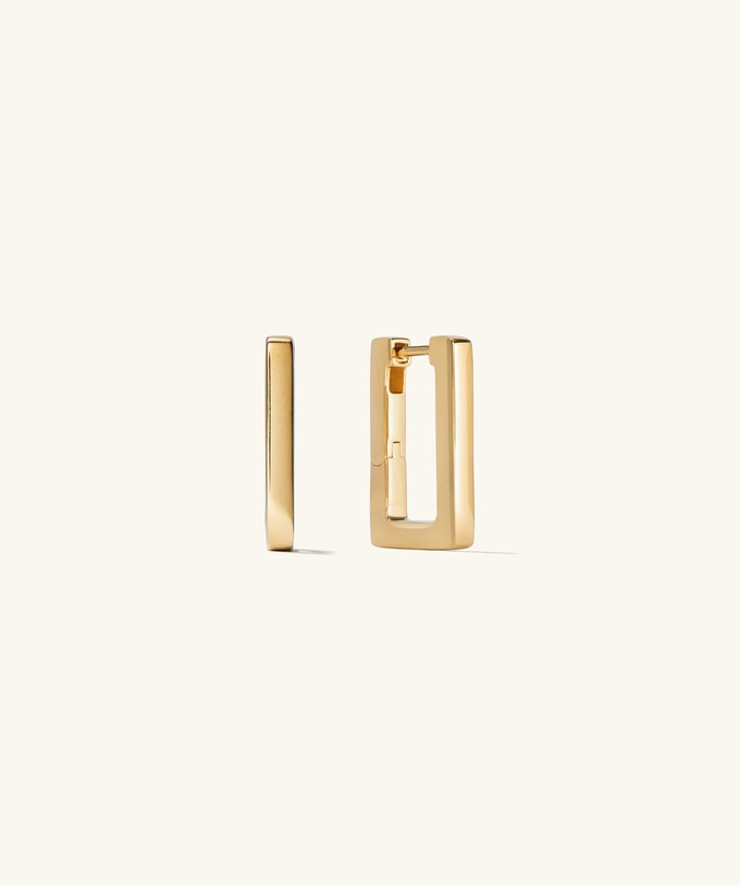 Block Medium Hoops from Mejuri