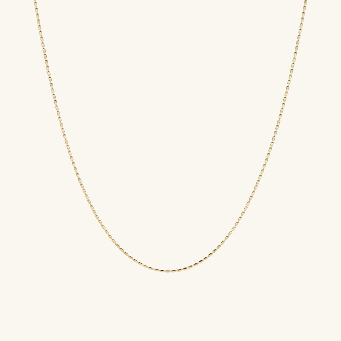 Barrel Link Chain Necklace from Mejuri