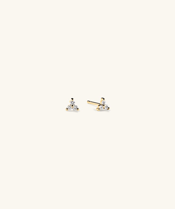 Mini Lotus Diamond Studs from Mejuri