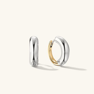 Mixed Medium Tube Hoops from Mejuri
