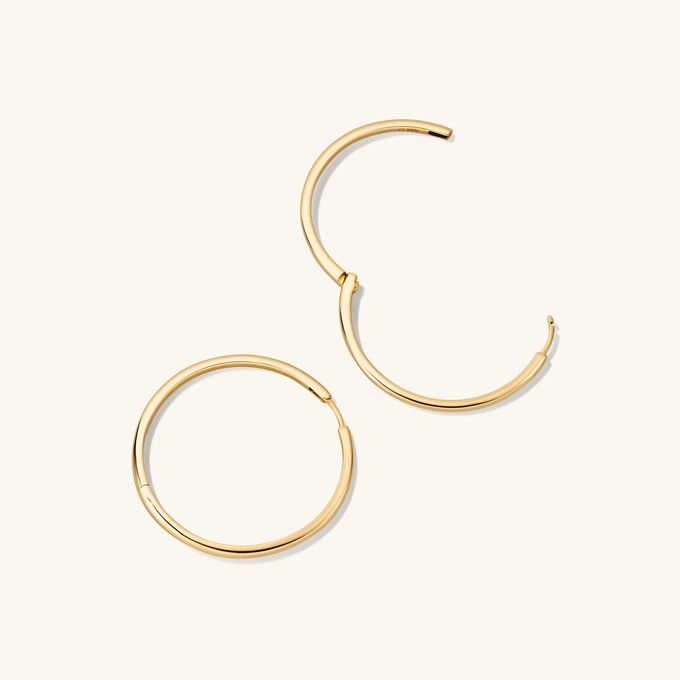 Tube Oversized Hoops from Mejuri