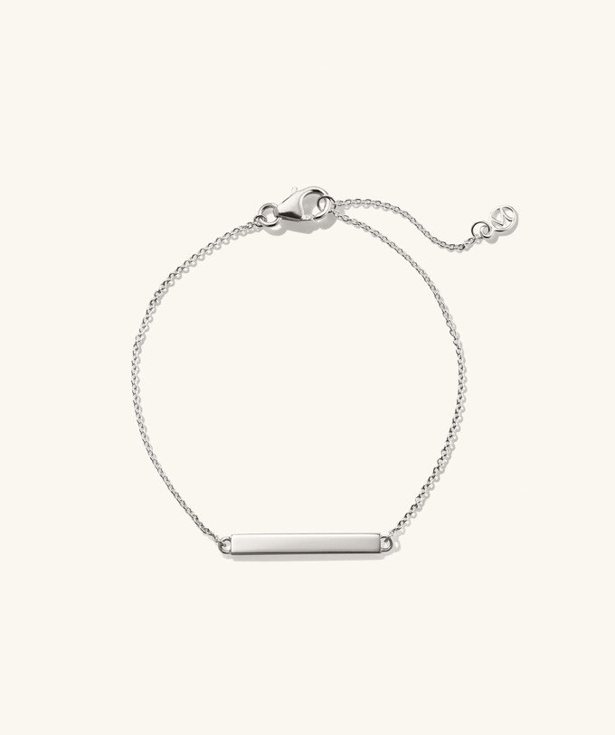 Engravable Bar Bracelet from Mejuri
