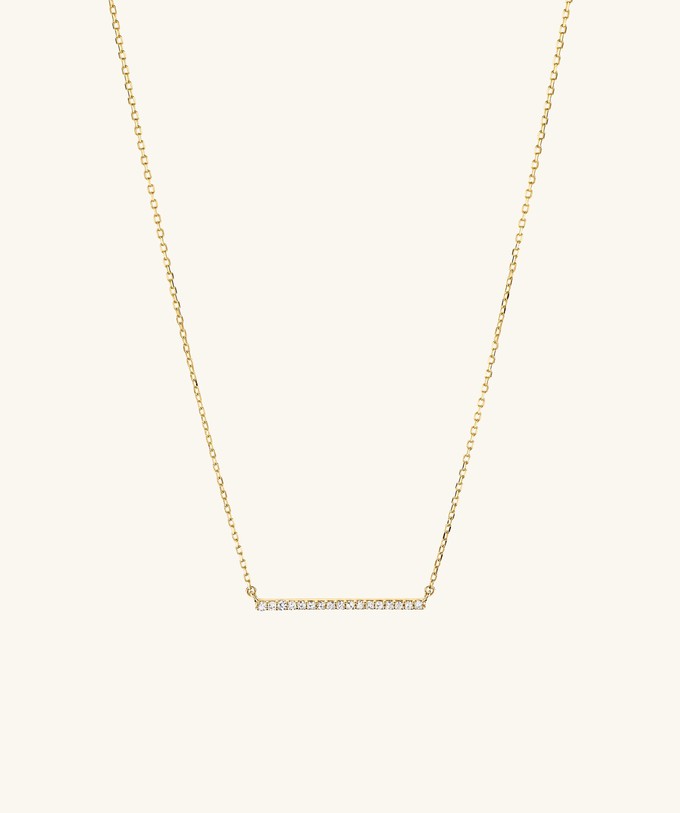 Linear Diamond Necklace from Mejuri