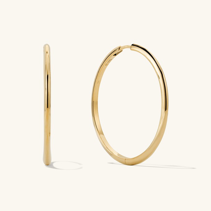 Tube Oversized Hoops from Mejuri