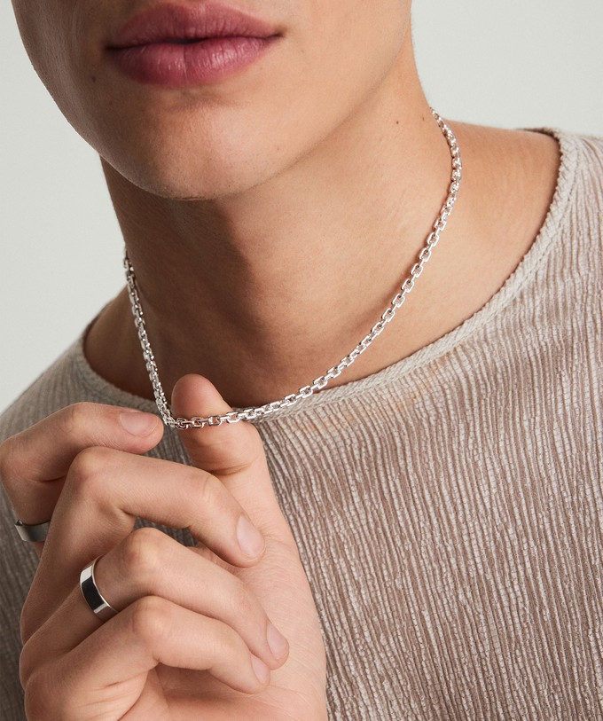 Trace Rectangle Chain Necklace from Mejuri