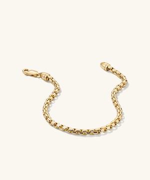 3mm Round Box Chain Bracelet from Mejuri