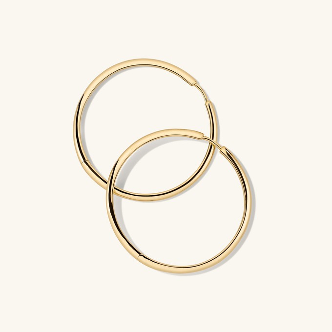 Tube Oversized Hoops from Mejuri