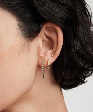 Bezel Lab Grown Diamond Tennis Earrings from Mejuri