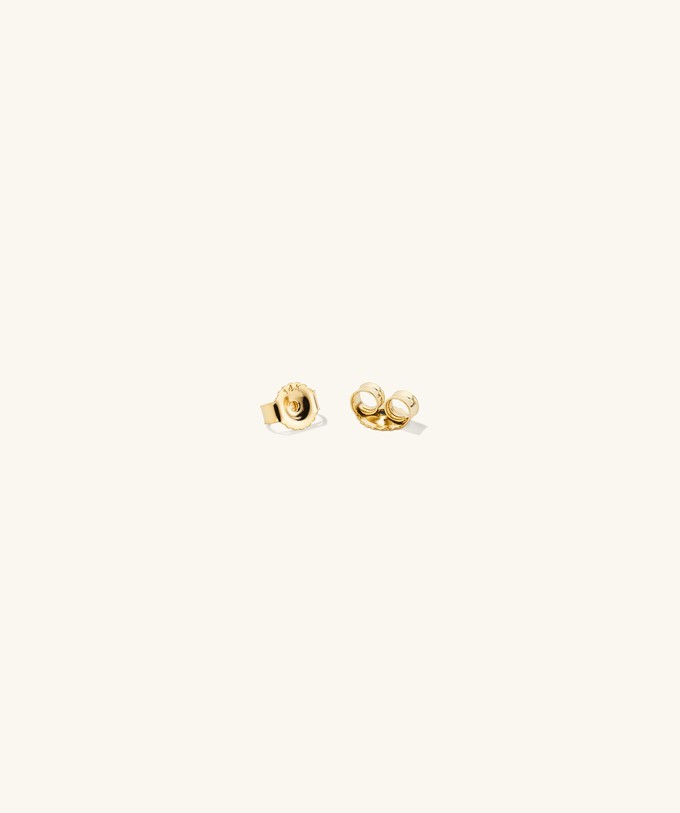 Bezel Lab Grown Diamond Tennis Earrings from Mejuri