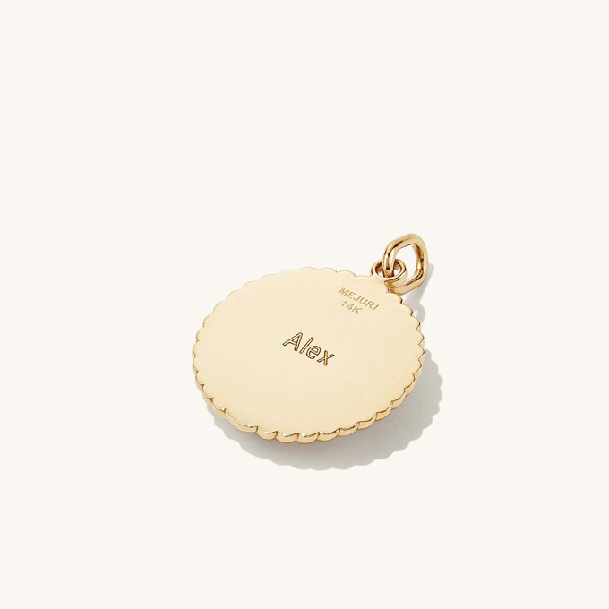 Victory: Winged Coin Charm Pendant from Mejuri