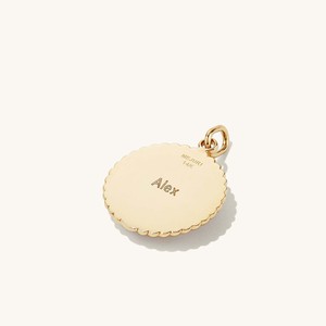 Victory: Winged Coin Charm Pendant from Mejuri