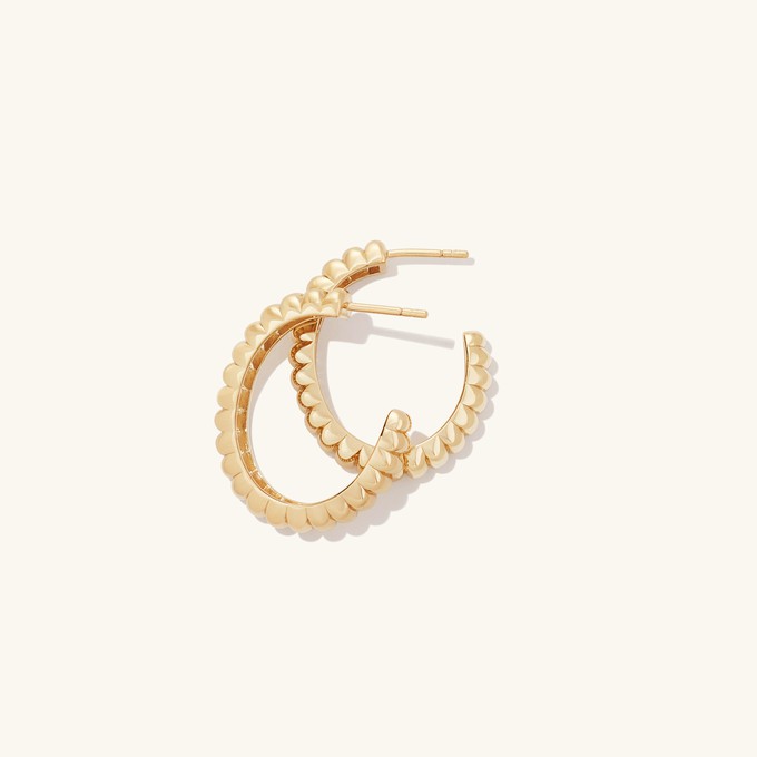 Large Charlotte Hoops from Mejuri