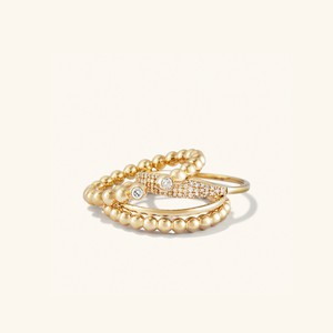 Bold Beaded Diamond Open Ring from Mejuri