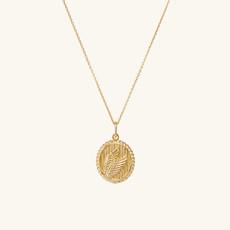 Victory: Winged Coin Pendant Necklace from Mejuri