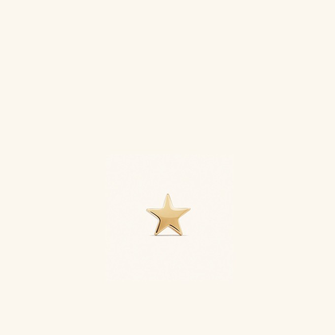 Piercing Studio - Star Flat Back Stud from Mejuri