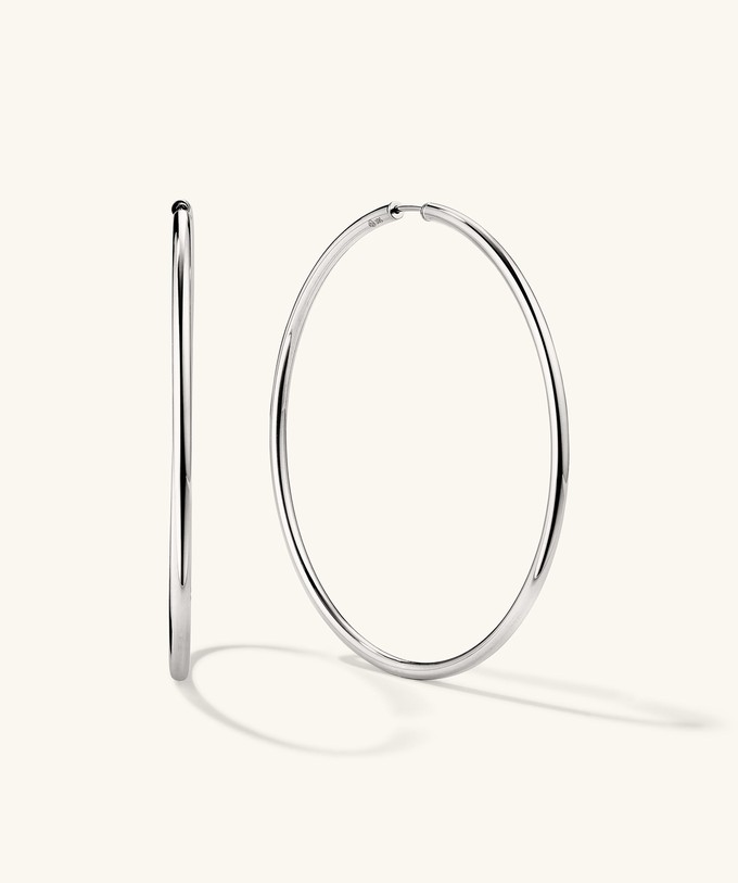Oversized Thin Hoops from Mejuri