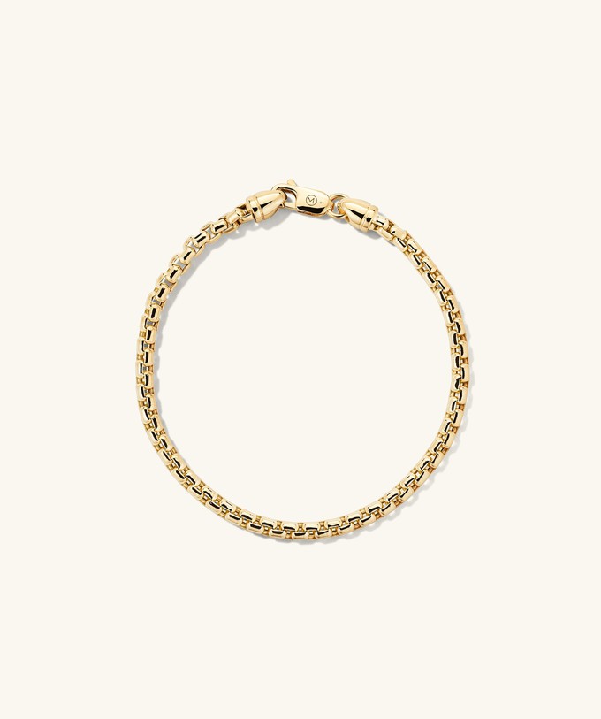 3mm Round Box Chain Bracelet from Mejuri