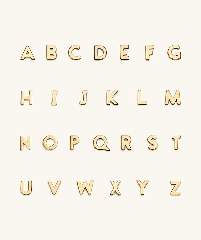 Letter Stud from Mejuri