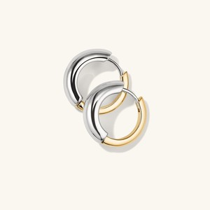 Mixed Medium Tube Hoops from Mejuri