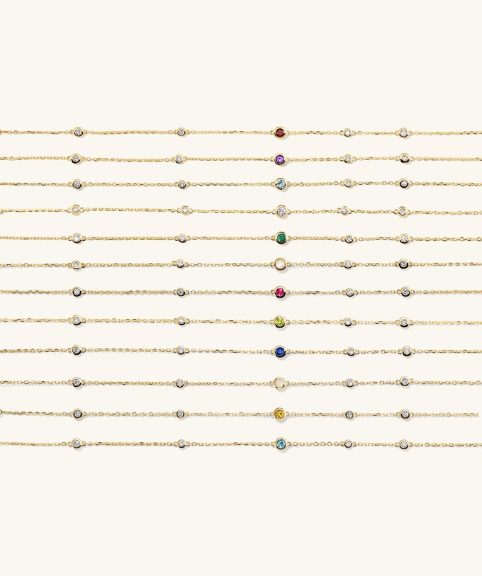 Multi Gemstone Station Bracelet from Mejuri
