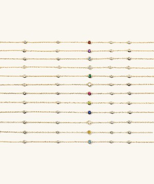 Multi Gemstone Station Bracelet from Mejuri