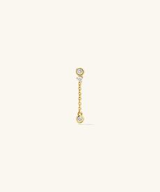 Celeste Lab Grown Diamond Chain Stud via Mejuri