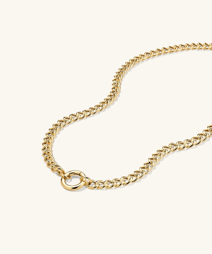 Curb Chain Charm Necklace from Mejuri