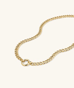 Curb Chain Charm Necklace from Mejuri