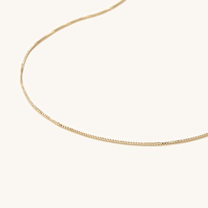 Baby Box Chain Necklace from Mejuri