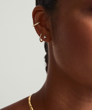 Mini Lotus Diamond Studs from Mejuri