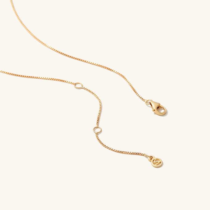 Baby Box Chain Necklace from Mejuri