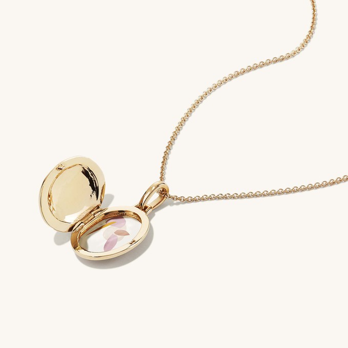 Oval Locket in 14kt Yellow Gold Filled - Marcilla Bailey