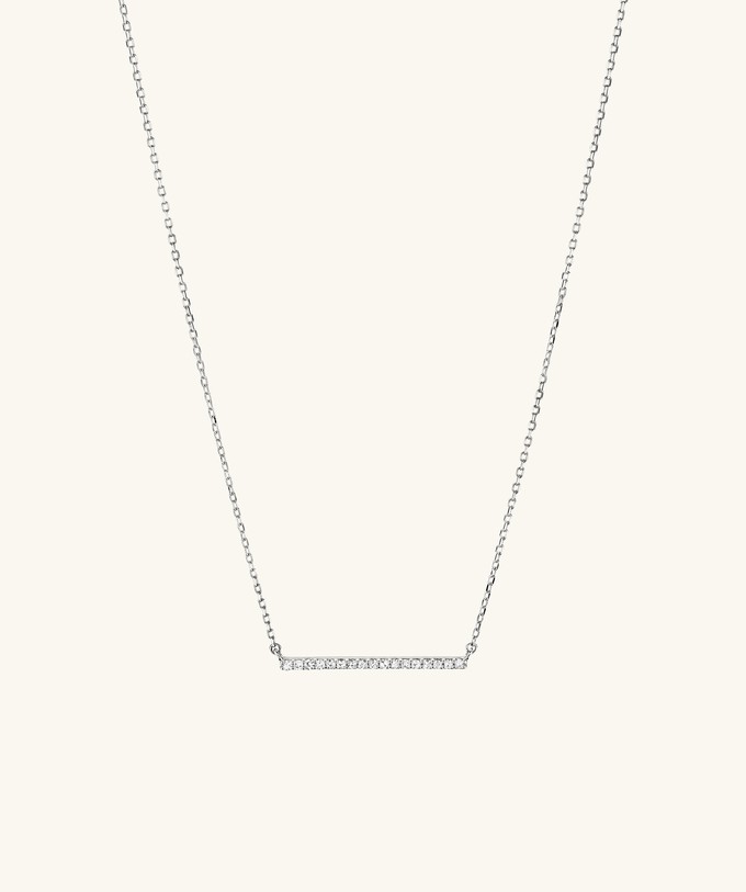 Linear Diamond Necklace from Mejuri